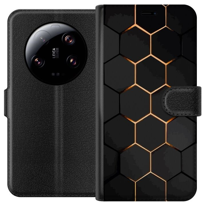 Tegnebogsetui til Xiaomi 13 Ultra med Luksuriøst Mønster motiv i gruppen SMARTPHONES & TABLETS / Mobil Beskyttelse / Xiaomi hos TP E-commerce Nordic AB (A64302)