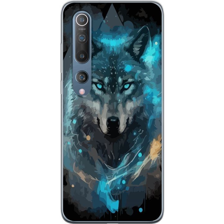 Mobilcover til Xiaomi Mi 10 5G med Ulve motiv i gruppen SMARTPHONES & TABLETS / Mobil Beskyttelse / Xiaomi hos TP E-commerce Nordic AB (A64471)