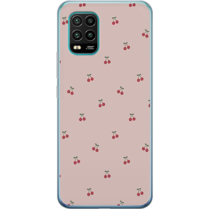 Mobilcover til Xiaomi Mi 10 Lite 5G med Kirsebær motiv i gruppen SMARTPHONES & TABLETS / Mobil Beskyttelse / Xiaomi hos TP E-commerce Nordic AB (A64527)