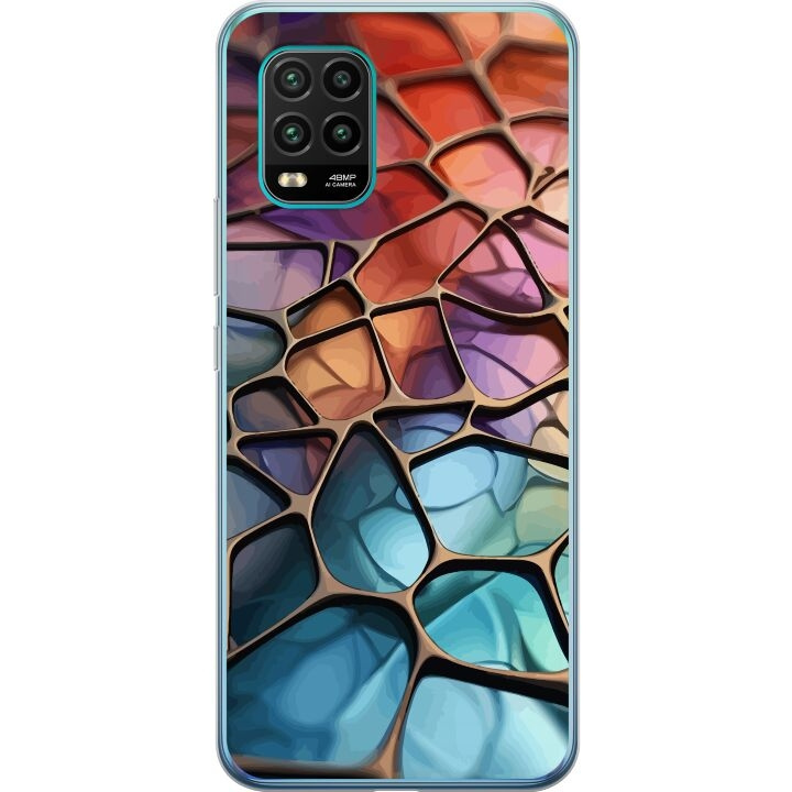 Mobilcover til Xiaomi Mi 10 Lite 5G med Metallict mønster motiv i gruppen SMARTPHONES & TABLETS / Mobil Beskyttelse / Xiaomi hos TP E-commerce Nordic AB (A64530)