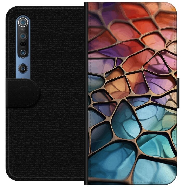 Tegnebogsetui til Xiaomi Mi 10 Pro 5G med Metallict mønster motiv i gruppen SMARTPHONES & TABLETS / Mobil Beskyttelse / Xiaomi hos TP E-commerce Nordic AB (A64557)