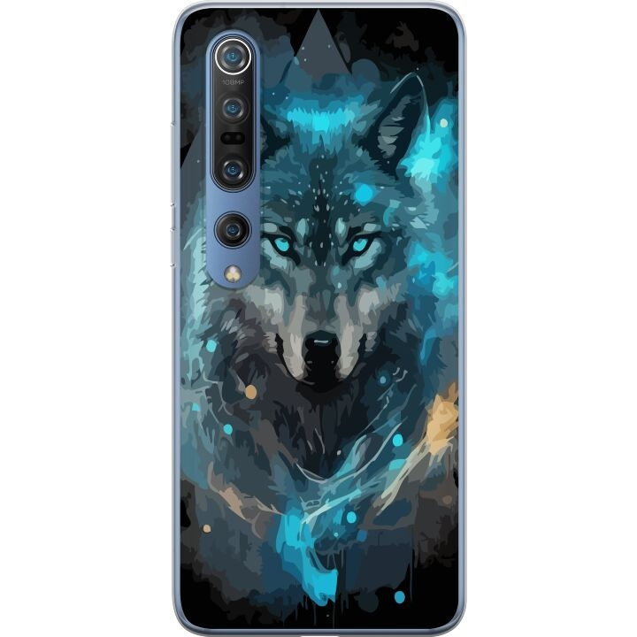 Mobilcover til Xiaomi Mi 10 Pro 5G med Ulve motiv i gruppen SMARTPHONES & TABLETS / Mobil Beskyttelse / Xiaomi hos TP E-commerce Nordic AB (A64579)