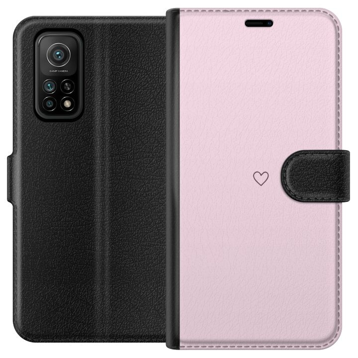 Tegnebogsetui til Xiaomi Mi 10T 5G med Hjerte motiv i gruppen SMARTPHONES & TABLETS / Mobil Beskyttelse / Xiaomi hos TP E-commerce Nordic AB (A64620)