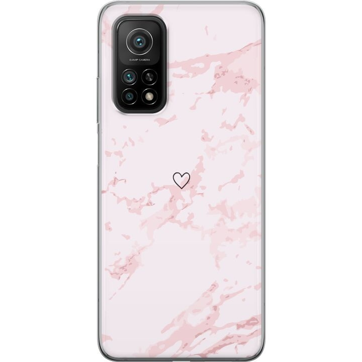 Mobilcover til Xiaomi Mi 10T 5G med Rosa Hjerte motiv i gruppen SMARTPHONES & TABLETS / Mobil Beskyttelse / Xiaomi hos TP E-commerce Nordic AB (A64651)