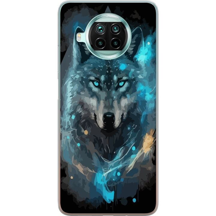 Mobilcover til Xiaomi Mi 10T Lite 5G med Ulve motiv i gruppen SMARTPHONES & TABLETS / Mobil Beskyttelse / Xiaomi hos TP E-commerce Nordic AB (A64660)