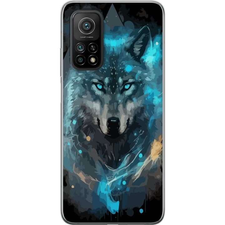 Mobilcover til Xiaomi Mi 10T Pro 5G med Ulve motiv i gruppen SMARTPHONES & TABLETS / Mobil Beskyttelse / Xiaomi hos TP E-commerce Nordic AB (A64714)