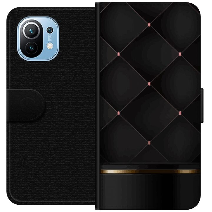 Tegnebogsetui til Xiaomi Mi 11 med Luksuslinje motiv i gruppen SMARTPHONES & TABLETS / Mobil Beskyttelse / Xiaomi hos TP E-commerce Nordic AB (A64751)