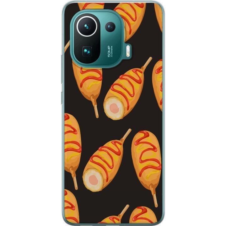 Mobilcover til Xiaomi Mi 11 Pro med Kyllingedrumstick motiv i gruppen SMARTPHONES & TABLETS / Mobil Beskyttelse / Xiaomi hos TP E-commerce Nordic AB (A64934)