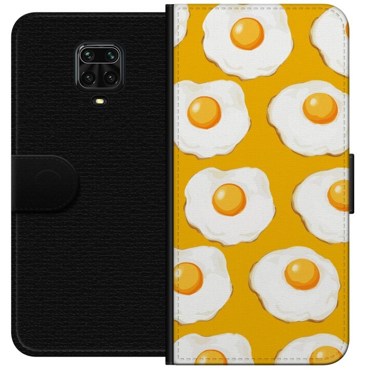 Tegnebogsetui til Xiaomi Redmi Note 9 Pro med Stegt æg motiv i gruppen SMARTPHONES & TABLETS / Mobil Beskyttelse / Xiaomi hos TP E-commerce Nordic AB (A65143)