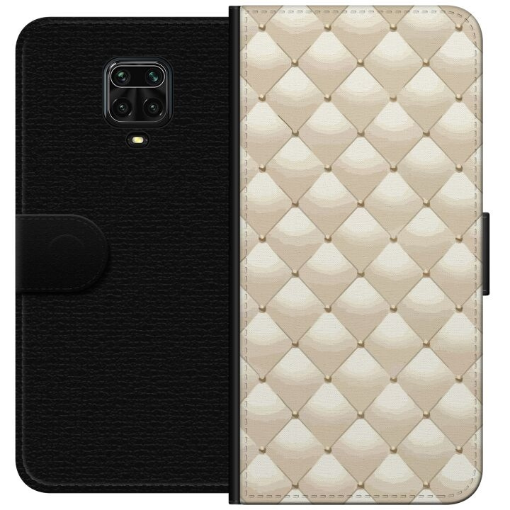 Tegnebogsetui til Xiaomi Redmi Note 9 Pro med Guldglans motiv i gruppen SMARTPHONES & TABLETS / Mobil Beskyttelse / Xiaomi hos TP E-commerce Nordic AB (A65167)