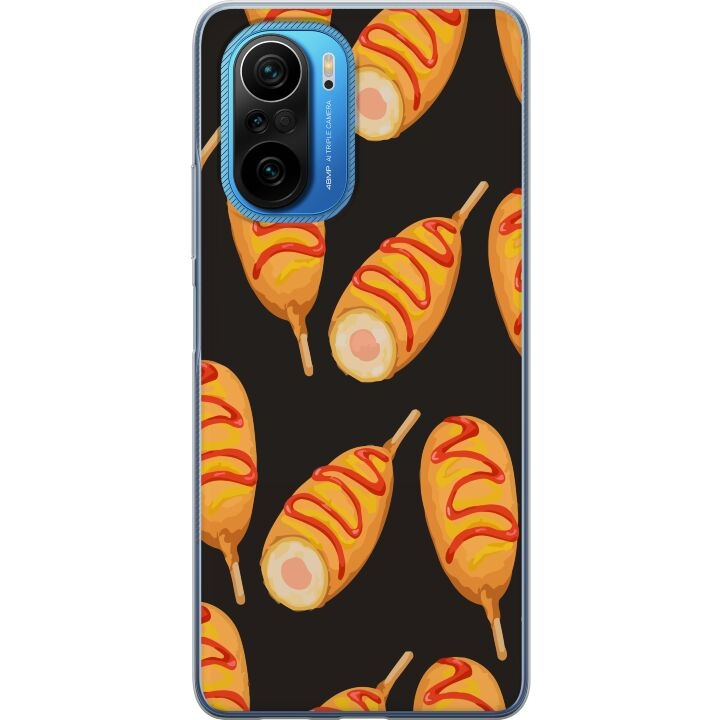 Mobilcover til Xiaomi Poco F3 med Kyllingedrumstick motiv i gruppen SMARTPHONES & TABLETS / Mobil Beskyttelse / Xiaomi hos TP E-commerce Nordic AB (A65231)