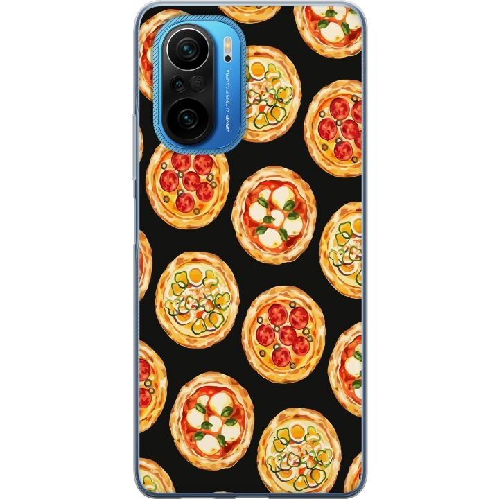 Mobilcover til Xiaomi Poco F3 med Pizza motiv i gruppen SMARTPHONES & TABLETS / Mobil Beskyttelse / Xiaomi hos TP E-commerce Nordic AB (A65235)