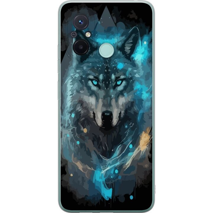 Mobilcover til Xiaomi Redmi 12C med Ulve motiv i gruppen SMARTPHONES & TABLETS / Mobil Beskyttelse / Xiaomi hos TP E-commerce Nordic AB (A65578)