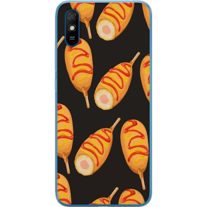 Mobilcover til Xiaomi Redmi 9A med Kyllingedrumstick motiv i gruppen SMARTPHONES & TABLETS / Mobil Beskyttelse / Xiaomi hos TP E-commerce Nordic AB (A65717)