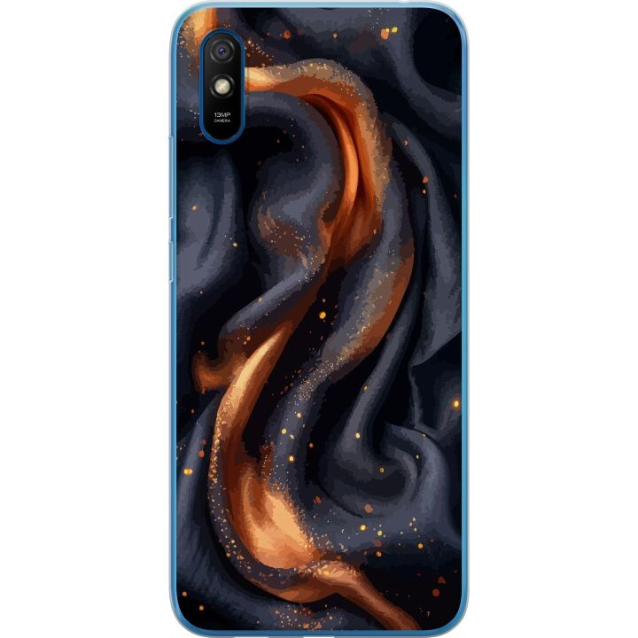 Mobilcover til Xiaomi Redmi 9AT med Brandigt silke motiv i gruppen SMARTPHONES & TABLETS / Mobil Beskyttelse / Xiaomi hos TP E-commerce Nordic AB (A65736)