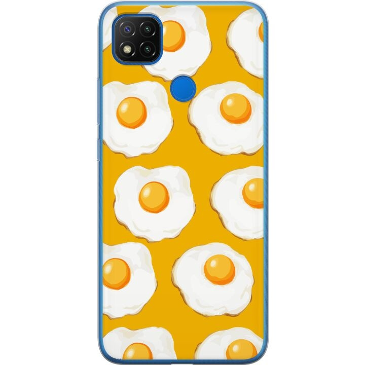 Mobilcover til Xiaomi Redmi 9C med Stegt æg motiv i gruppen SMARTPHONES & TABLETS / Mobil Beskyttelse / Xiaomi hos TP E-commerce Nordic AB (A65791)