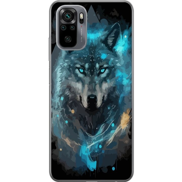 Mobilcover til Xiaomi Redmi Note 10 med Ulve motiv i gruppen SMARTPHONES & TABLETS / Mobil Beskyttelse / Xiaomi hos TP E-commerce Nordic AB (A65902)