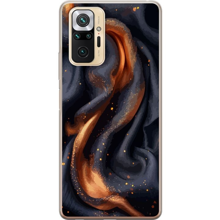 Mobilcover til Xiaomi Redmi Note 10 Pro med Brandigt silke motiv i gruppen SMARTPHONES & TABLETS / Mobil Beskyttelse / Xiaomi hos TP E-commerce Nordic AB (A65979)