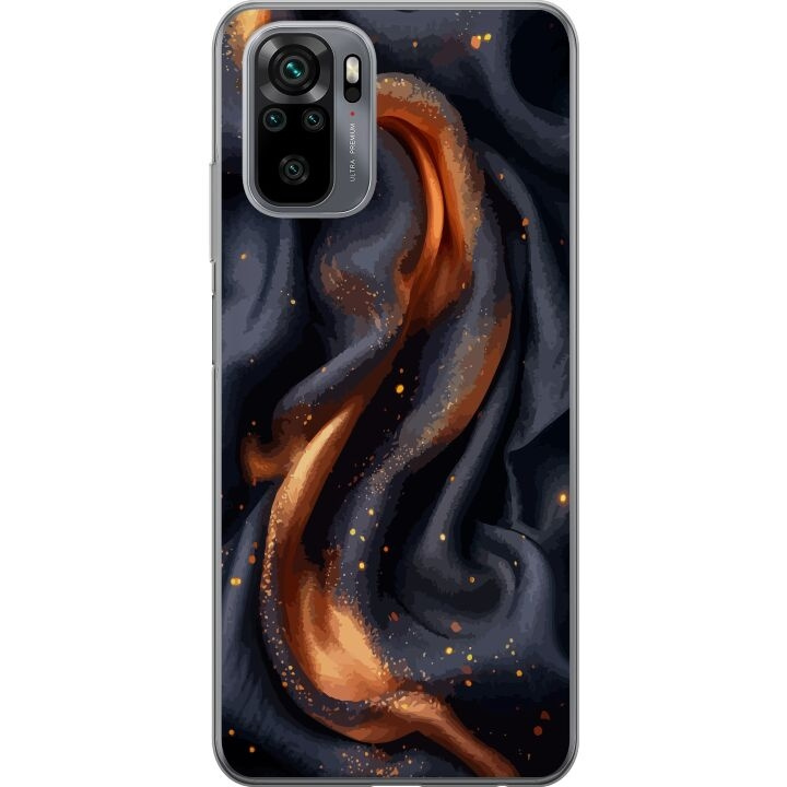 Mobilcover til Xiaomi Redmi Note 10S med Brandigt silke motiv i gruppen SMARTPHONES & TABLETS / Mobil Beskyttelse / Xiaomi hos TP E-commerce Nordic AB (A66033)