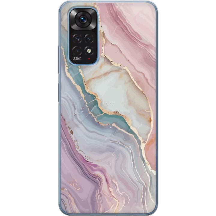 Mobilcover til Xiaomi Redmi Note 11 med Marmor motiv i gruppen SMARTPHONES & TABLETS / Mobil Beskyttelse / Xiaomi hos TP E-commerce Nordic AB (A66108)