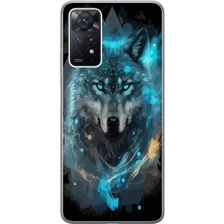 Mobilcover til Xiaomi Redmi Note 11 Pro med Ulve motiv i gruppen SMARTPHONES & TABLETS / Mobil Beskyttelse / Xiaomi hos TP E-commerce Nordic AB (A66118)