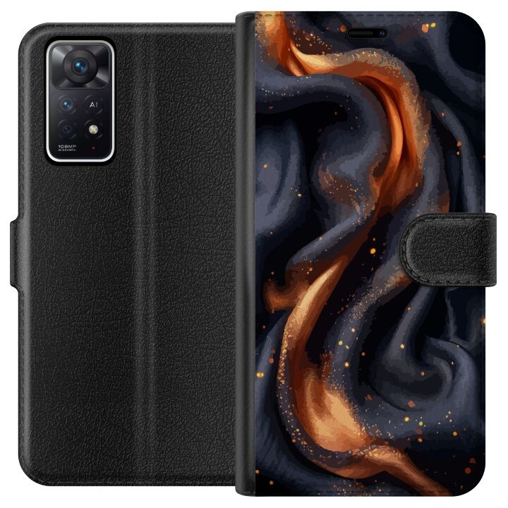 Tegnebogsetui til Xiaomi Redmi Note 11 Pro 5G med Brandigt silke motiv i gruppen SMARTPHONES & TABLETS / Mobil Beskyttelse / Xiaomi hos TP E-commerce Nordic AB (A66141)