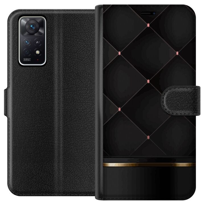 Tegnebogsetui til Xiaomi Redmi Note 11 Pro 5G med Luksuslinje motiv i gruppen SMARTPHONES & TABLETS / Mobil Beskyttelse / Xiaomi hos TP E-commerce Nordic AB (A66155)