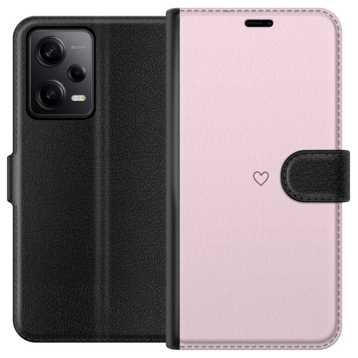 Tegnebogsetui til Xiaomi Redmi Note 12 Pro med Hjerte motiv i gruppen SMARTPHONES & TABLETS / Mobil Beskyttelse / Xiaomi hos TP E-commerce Nordic AB (A66294)
