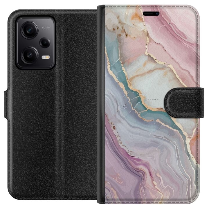 Tegnebogsetui til Xiaomi Redmi Note 12 Pro med Marmor motiv i gruppen SMARTPHONES & TABLETS / Mobil Beskyttelse / Xiaomi hos TP E-commerce Nordic AB (A66297)