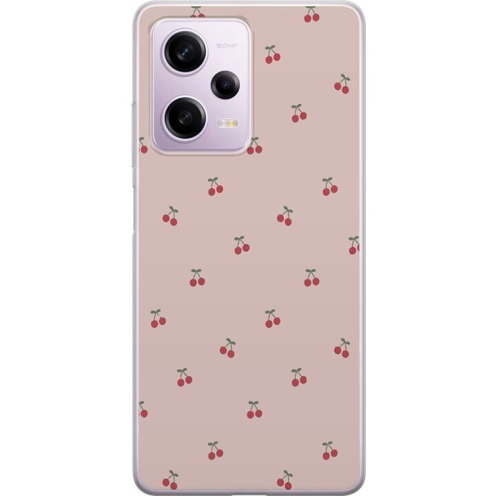 Mobilcover til Xiaomi Redmi Note 12 Pro med Kirsebær motiv i gruppen SMARTPHONES & TABLETS / Mobil Beskyttelse / Xiaomi hos TP E-commerce Nordic AB (A66309)