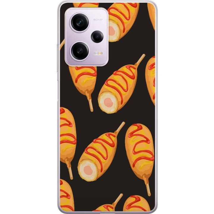 Mobilcover til Xiaomi Redmi Note 12 Pro med Kyllingedrumstick motiv i gruppen SMARTPHONES & TABLETS / Mobil Beskyttelse / Xiaomi hos TP E-commerce Nordic AB (A66311)