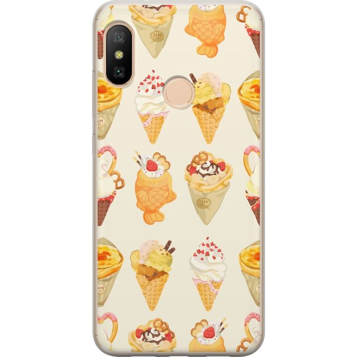 Mobilcover til Xiaomi Redmi 6 Pro med Glasagtigt motiv i gruppen SMARTPHONES & TABLETS / Mobil Beskyttelse / Xiaomi hos TP E-commerce Nordic AB (A66448)
