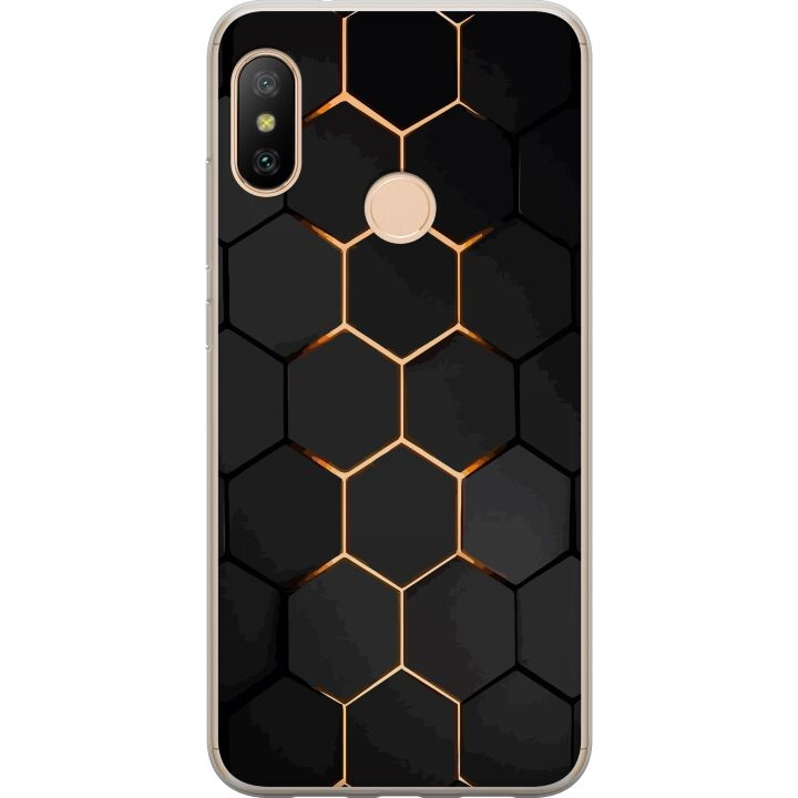 Mobilcover til Xiaomi Redmi 6 Pro med Luksuriøst Mønster motiv i gruppen SMARTPHONES & TABLETS / Mobil Beskyttelse / Xiaomi hos TP E-commerce Nordic AB (A66462)