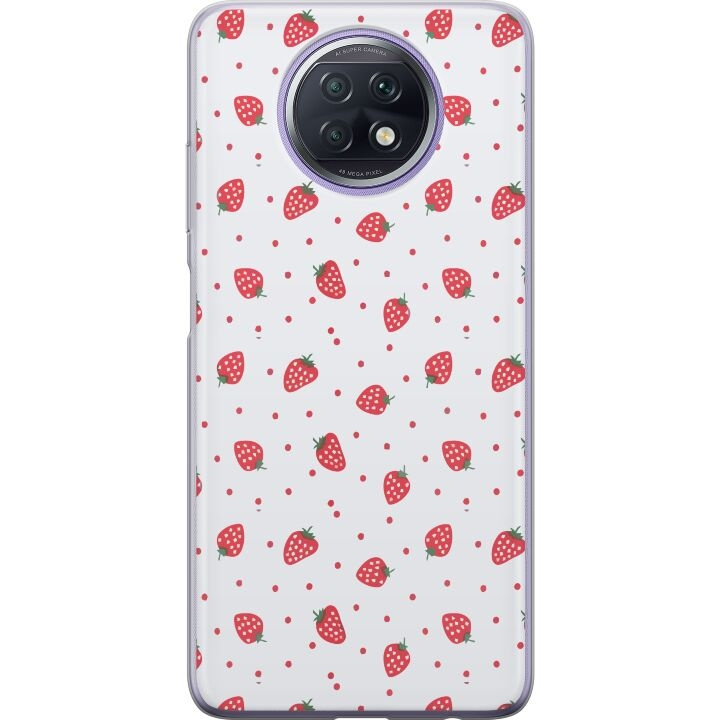 Mobilcover til Xiaomi Redmi Note 9T med Jordbær motiv i gruppen SMARTPHONES & TABLETS / Mobil Beskyttelse / Xiaomi hos TP E-commerce Nordic AB (A66724)