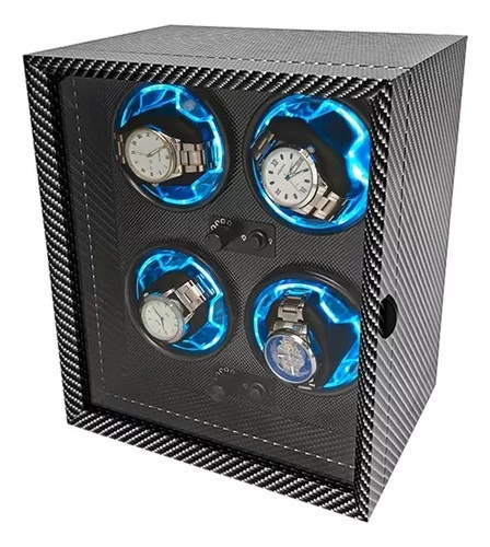 Watch winder med LED-belysning och USB-strömförsörjning i gruppen HJEM, HUS & HAVE / Ure og tællere / Tilbehør hos TP E-commerce Nordic AB (A70010)