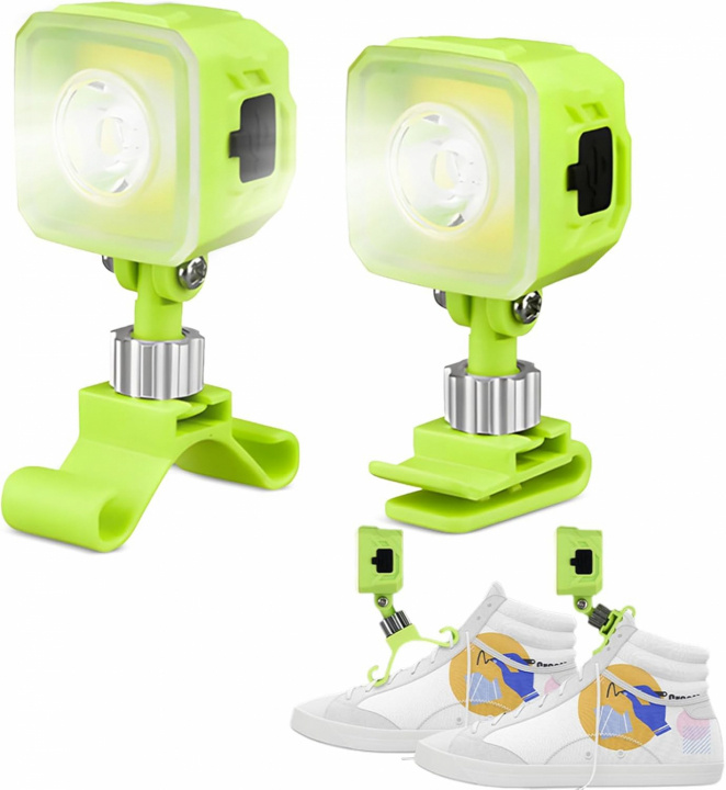 Laddningsbara LED-lampor för skor - Perfekt för kvällslöpning & utomhusaktiviteter! i gruppen SPORT, FRITID & HOBBY / Sjove gadgets / Smarte løsninger hos TP E-commerce Nordic AB (A70047)