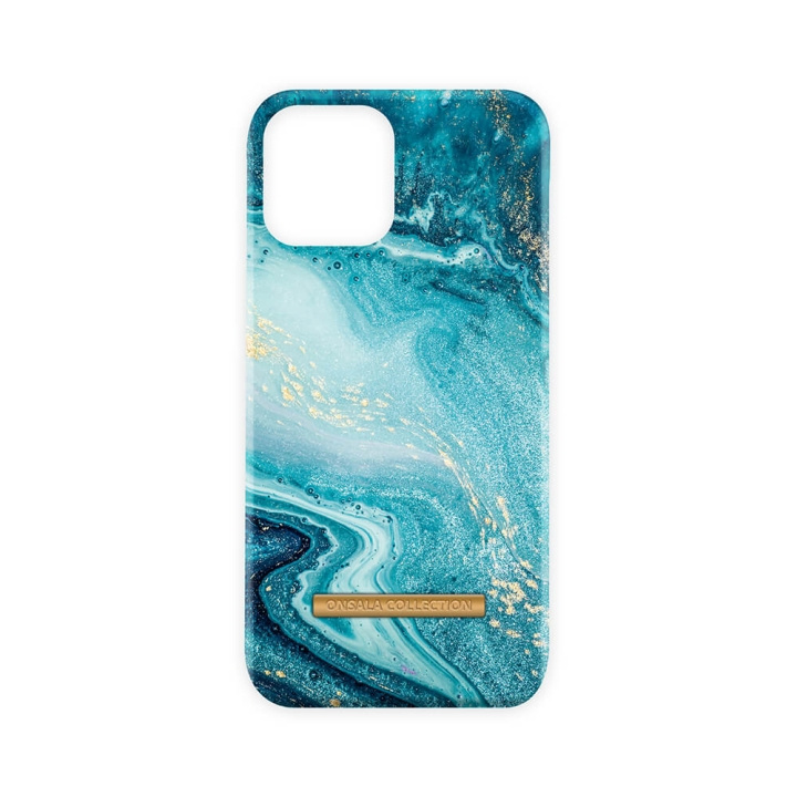 Onsala COLLECTION Mobilskal Soft Blue Sea Marble iPhone 13 Pro Max i gruppen SMARTPHONES & TABLETS / Mobil Beskyttelse / Apple / iPhone 13 Pro Max / Cover hos TP E-commerce Nordic AB (C00168)