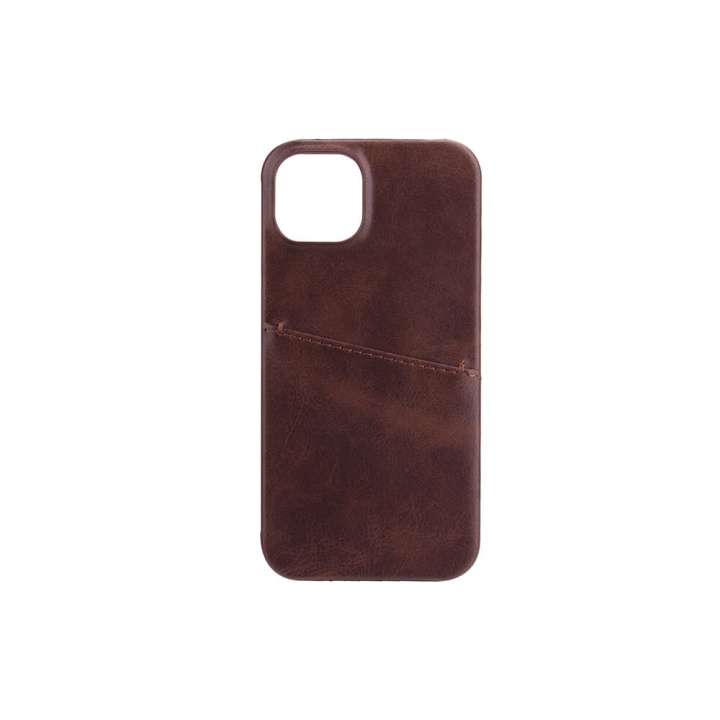 Onsala Mobilcover med Kortrum iPhone 13 Brun i gruppen SMARTPHONES & TABLETS / Mobil Beskyttelse / Apple / iPhone 13 / Cover hos TP E-commerce Nordic AB (C00179)