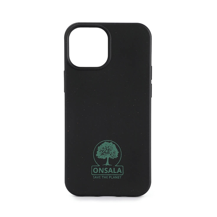 Onsala ECO Mobilcover iPhone 13 Mini Sort i gruppen SMARTPHONES & TABLETS / Mobil Beskyttelse / Apple / iPhone 13 Mini / Cover hos TP E-commerce Nordic AB (C00193)