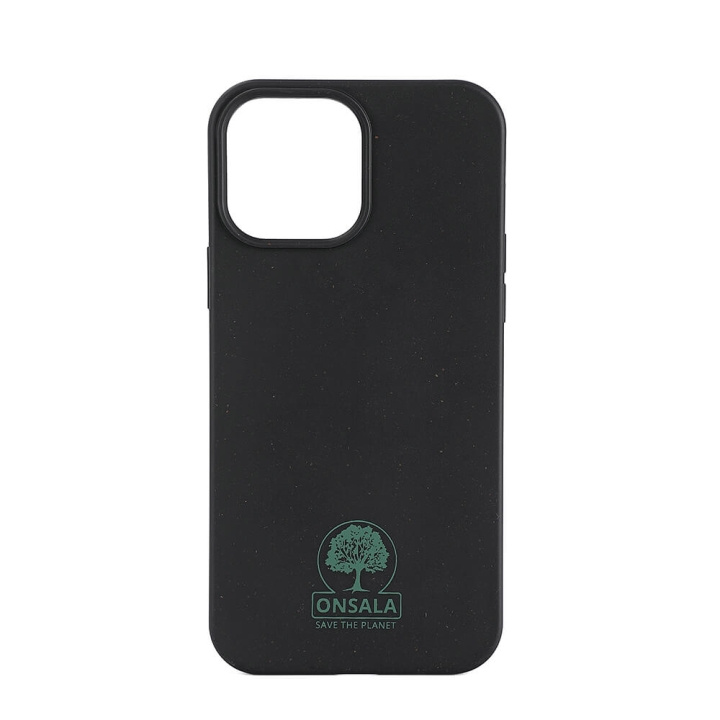Onsala ECO Mobilcover iPhone 13 Pro Max Sort i gruppen SMARTPHONES & TABLETS / Mobil Beskyttelse / Apple / iPhone 13 Pro Max / Cover hos TP E-commerce Nordic AB (C00208)
