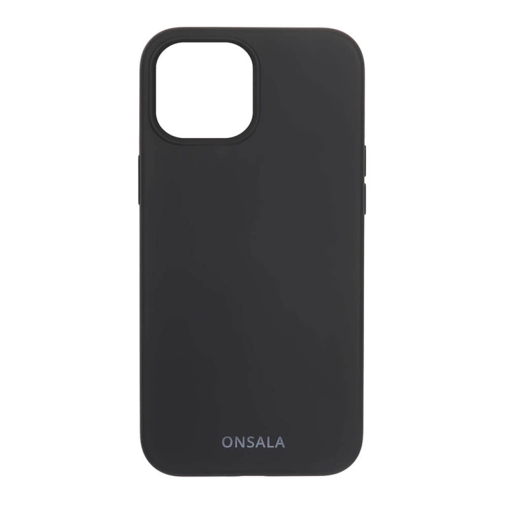 ONSALA Mobilcover Silikone Black - iPhone 13 Mini i gruppen SMARTPHONES & TABLETS / Mobil Beskyttelse / Apple / iPhone 13 Mini / Cover hos TP E-commerce Nordic AB (C00233)