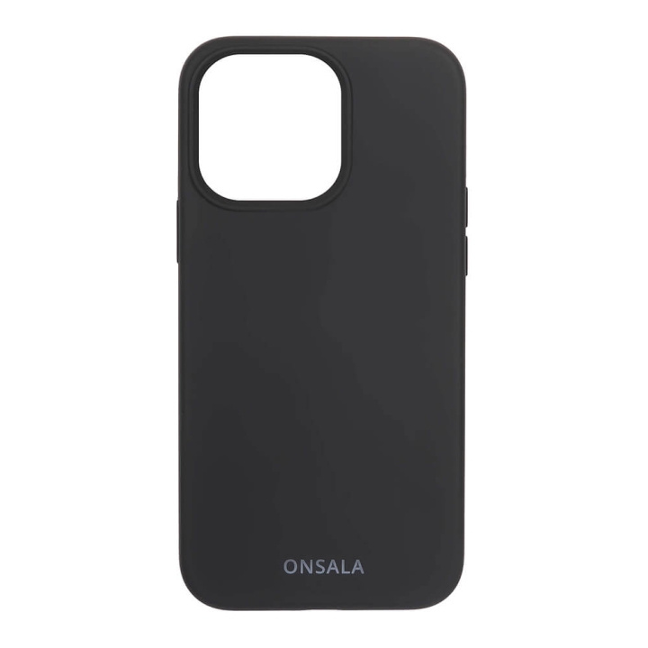 ONSALA Mobilcover Silikone Black - iPhone 13 Pro i gruppen SMARTPHONES & TABLETS / Mobil Beskyttelse / Apple / iPhone 13 Pro / Cover hos TP E-commerce Nordic AB (C00241)