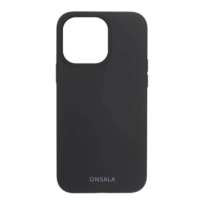 Onsala Mobilcover Silikone Black - iPhone 13 Pro i gruppen SMARTPHONES & TABLETS / Mobil Beskyttelse / Apple / iPhone 13 Pro / Cover hos TP E-commerce Nordic AB (C00241)