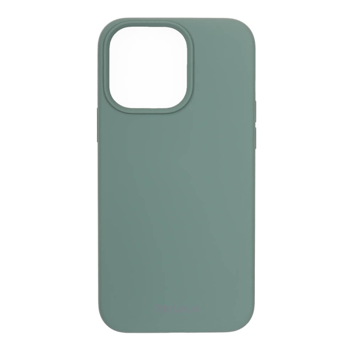 Onsala Mobilcover Silikone Pine Green - iPhone 13 Pro i gruppen SMARTPHONES & TABLETS / Mobil Beskyttelse / Apple / iPhone 13 Pro / Cover hos TP E-commerce Nordic AB (C00243)