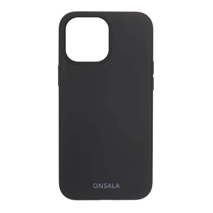 ONSALA Mobilcover Silikone Black - iPhone 13 Pro Max i gruppen SMARTPHONES & TABLETS / Mobil Beskyttelse / Apple / iPhone 13 Pro Max / Cover hos TP E-commerce Nordic AB (C00258)