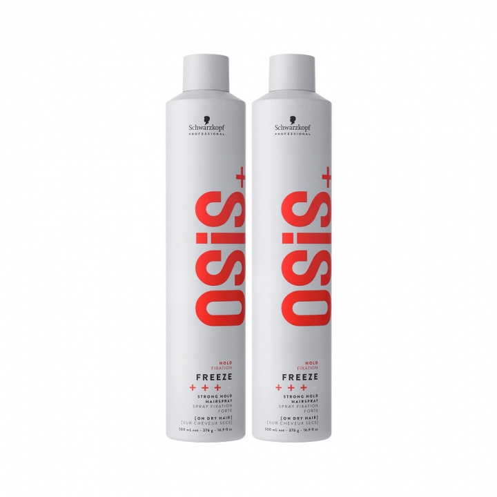 2-pack Schwarzkopf Osis Freeze 500ml i gruppen SKØNHED & HELSE / Hår og styling / Hår styling / Hårspray hos TP E-commerce Nordic AB (C00260)