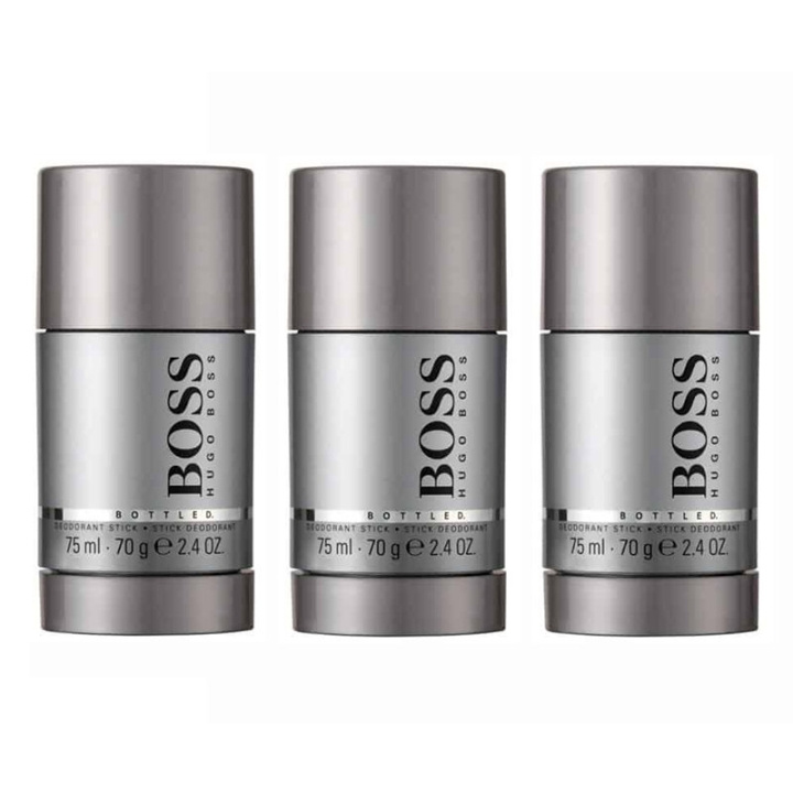 3-pack Hugo Boss Bottled Deostick 75ml i gruppen SKØNHED & HELSE / Duft & Parfume / Deodorant / Deo for ham hos TP E-commerce Nordic AB (C00267)