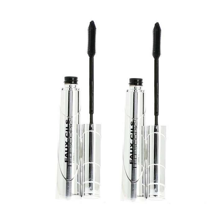 2-pack LOreal Telescopic False Lash Mascara Magnetic Black 9ml i gruppen SKØNHED & HELSE / Makeup / Øjne og øjenbryn / Mascara hos TP E-commerce Nordic AB (C00272)