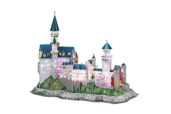 Revell 3D Puzzle Schloss Neuschwanstein, Multicolor LED i gruppen SPORT, FRITID & HOBBY / Hobby / Puslespil hos TP E-commerce Nordic AB (C00375)