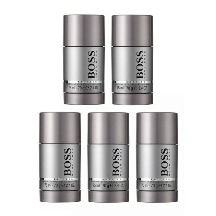 5-pack Hugo Boss Bottled Deostick 75ml i gruppen SKØNHED & HELSE / Duft & Parfume / Deodorant / Deo for ham hos TP E-commerce Nordic AB (C00470)